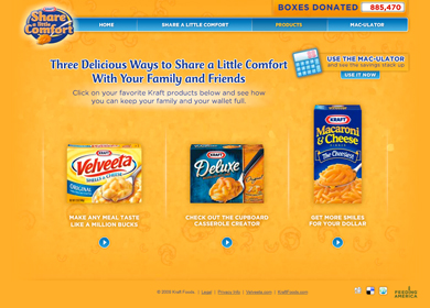 Kraft Share a Little Comfort