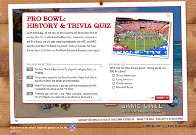 State Farm NFL Promotion